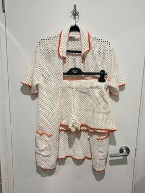 Free People Crochet Beach Set